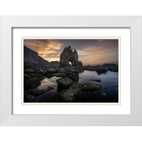 Spain White Modern Wood Framed Art Print with Double Matting by Gustafson Pro, Clas