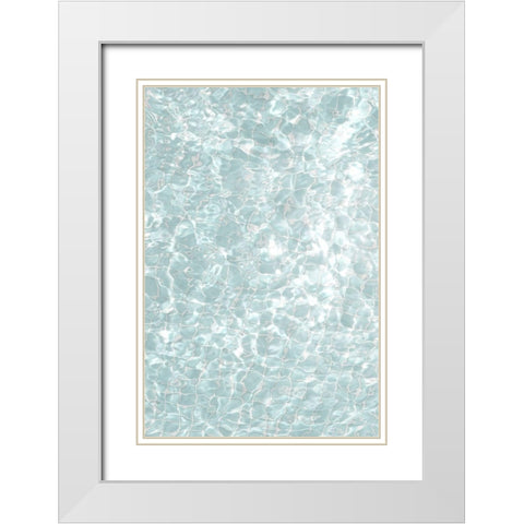 Solaris 01 White Modern Wood Framed Art Print with Double Matting by 1x Studio III