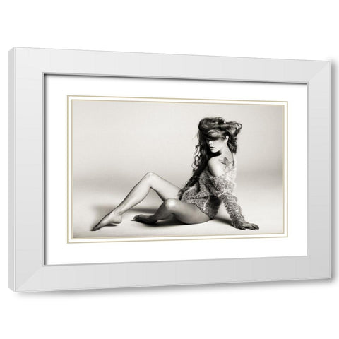 Le intensitAc... White Modern Wood Framed Art Print with Double Matting by Tejada, Cesar