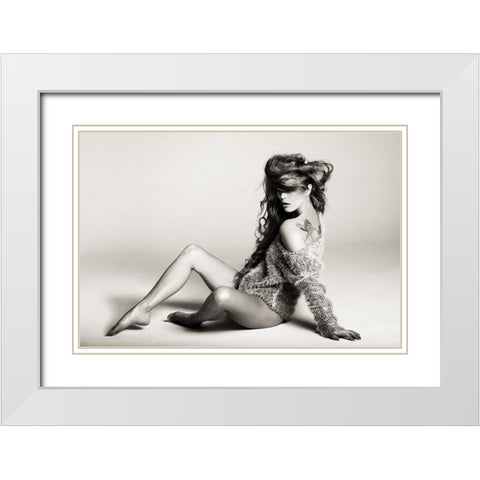 Le intensitAc... White Modern Wood Framed Art Print with Double Matting by Tejada, Cesar