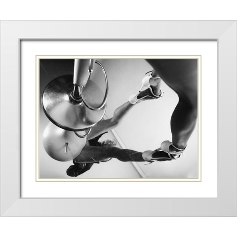 upside down White Modern Wood Framed Art Print with Double Matting by Anton, Rostovskiy