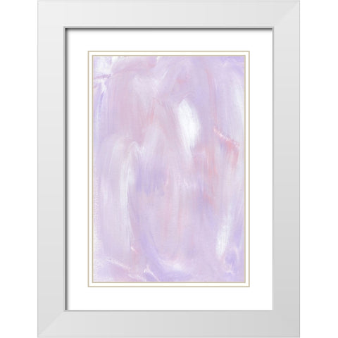 Pastel Dreamin White Modern Wood Framed Art Print with Double Matting by Uplusmestudio