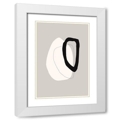 Making Memories White Modern Wood Framed Art Print with Double Matting by Uplusmestudio