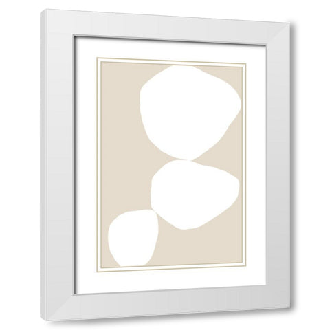 Understanding Life White Modern Wood Framed Art Print with Double Matting by Uplusmestudio