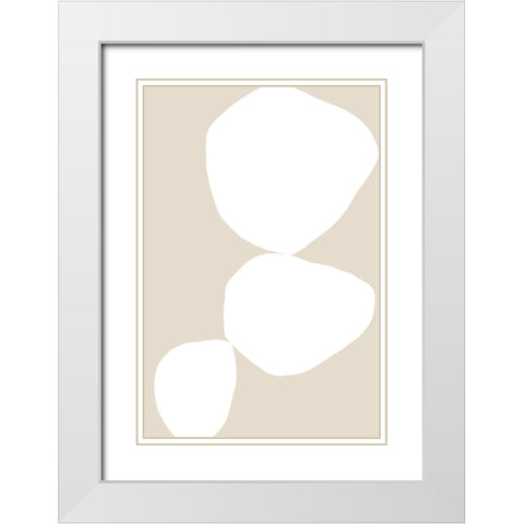 Understanding Life White Modern Wood Framed Art Print with Double Matting by Uplusmestudio