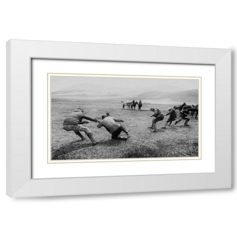 Nomad Games - 1574 White Modern Wood Framed Art Print with Double Matting by Garik