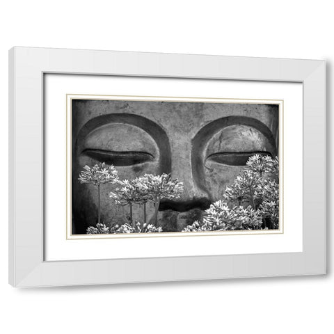 What a scent! White Modern Wood Framed Art Print with Double Matting by Silva, Miguel