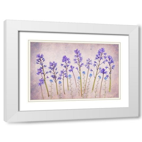 Untitled White Modern Wood Framed Art Print with Double Matting by Pandya, Hardik