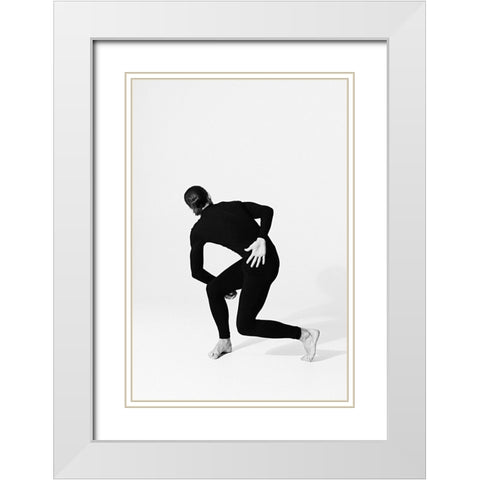 Untitled White Modern Wood Framed Art Print with Double Matting by Kovbasyuk, Serhii