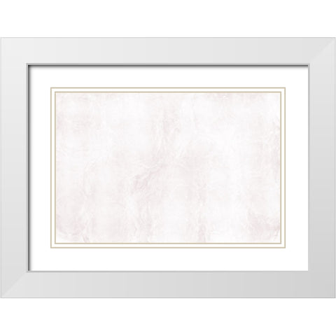 Soft Texture No 1 White Modern Wood Framed Art Print with Double Matting by Uplusmestudio