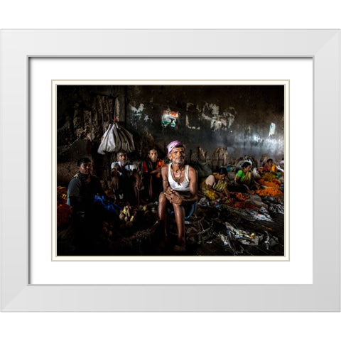 Interludes II - A Photo Collection White Modern Wood Framed Art Print with Double Matting by Steverson, Michael