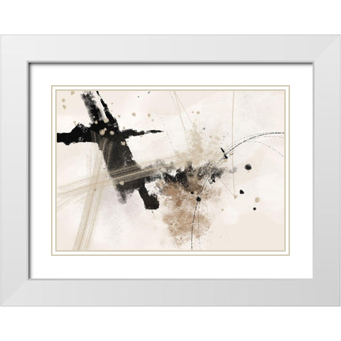 Wild White Modern Wood Framed Art Print with Double Matting by 1x Studio II