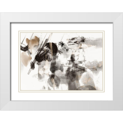 Wild_chaos 02 White Modern Wood Framed Art Print with Double Matting by 1x Studio II