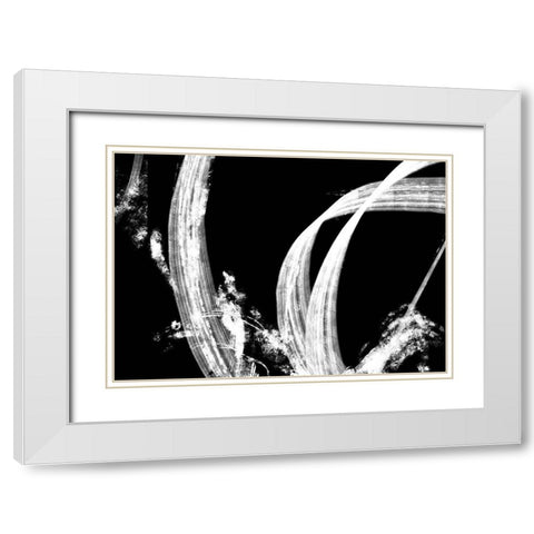Negative Tapestry White Modern Wood Framed Art Print with Double Matting by 1x Studio II
