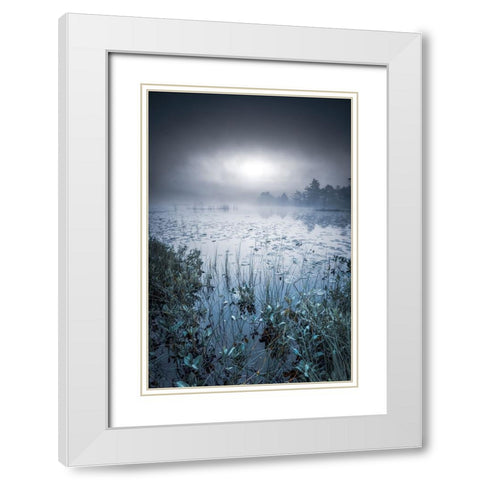 Scandinavian Morning White Modern Wood Framed Art Print with Double Matting by Pettersson, Benny