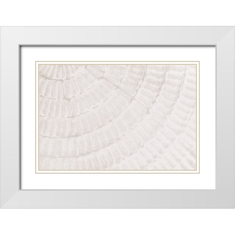 Texture 06 White Modern Wood Framed Art Print with Double Matting by 1x Studio III