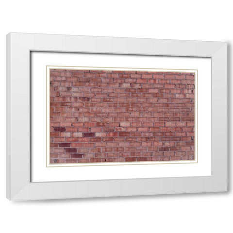 Texture 18 White Modern Wood Framed Art Print with Double Matting by 1x Studio III