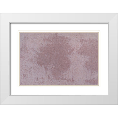 Texture 19 White Modern Wood Framed Art Print with Double Matting by 1x Studio III