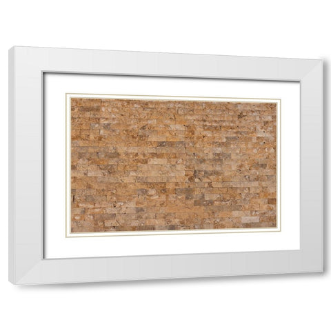 Texture 24 White Modern Wood Framed Art Print with Double Matting by 1x Studio III