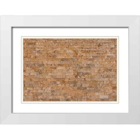 Texture 24 White Modern Wood Framed Art Print with Double Matting by 1x Studio III