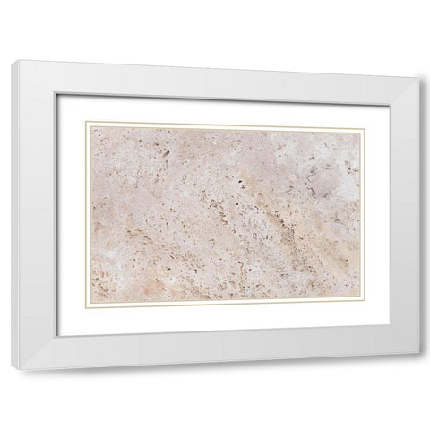 Texture 26 White Modern Wood Framed Art Print with Double Matting by 1x Studio III