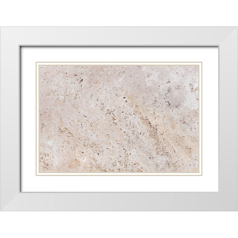 Texture 26 White Modern Wood Framed Art Print with Double Matting by 1x Studio III