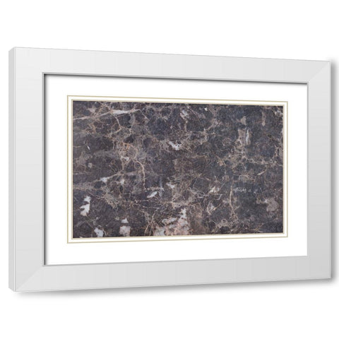 Texture 34 White Modern Wood Framed Art Print with Double Matting by 1x Studio III