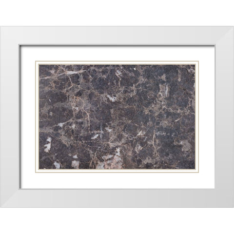 Texture 34 White Modern Wood Framed Art Print with Double Matting by 1x Studio III