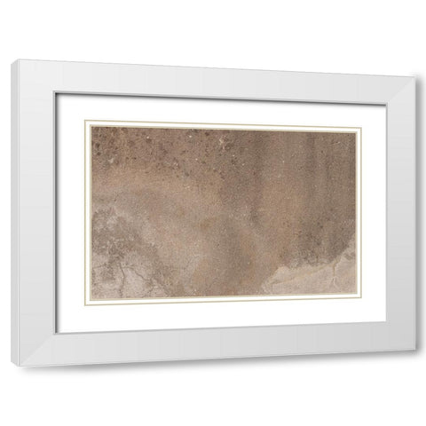 Texture 41 White Modern Wood Framed Art Print with Double Matting by 1x Studio III