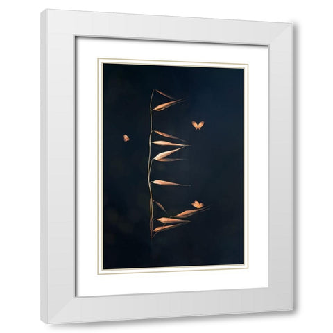 Busy Days White Modern Wood Framed Art Print with Double Matting by Kiral, Cicek