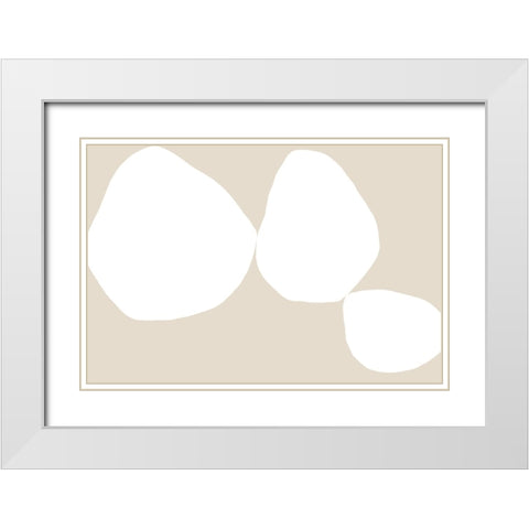 Understanding Life White Modern Wood Framed Art Print with Double Matting by Uplusmestudio