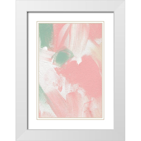 Sweet Escape No 1 White Modern Wood Framed Art Print with Double Matting by Uplusmestudio