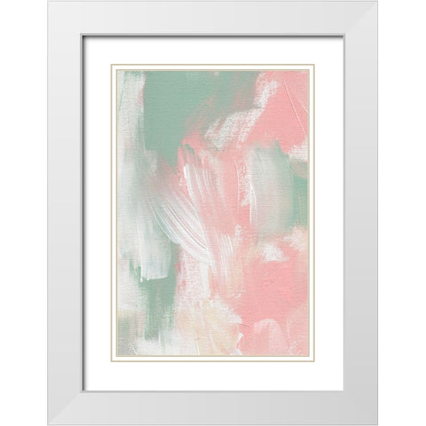 Sweet Escape No 3 White Modern Wood Framed Art Print with Double Matting by Uplusmestudio