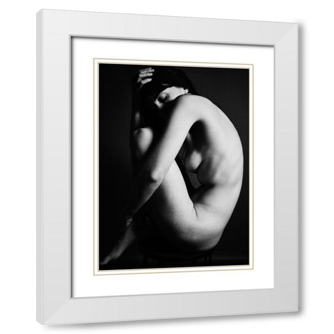 Ivy Rose, No. 00998 White Modern Wood Framed Art Print with Double Matting by FiguraNYC Photography