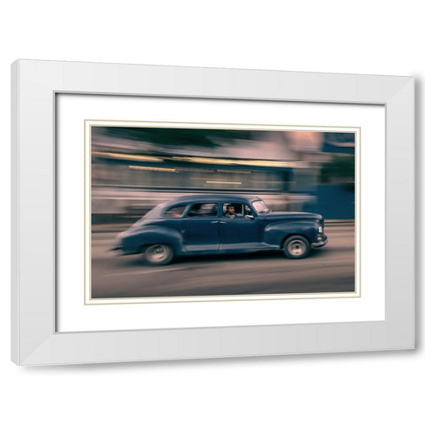 White Nails White Modern Wood Framed Art Print with Double Matting by Bauer, Andreas