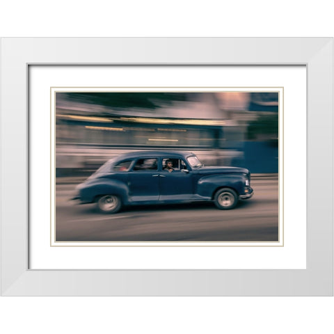 White Nails White Modern Wood Framed Art Print with Double Matting by Bauer, Andreas