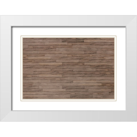 Texture 47 White Modern Wood Framed Art Print with Double Matting by 1x Studio III