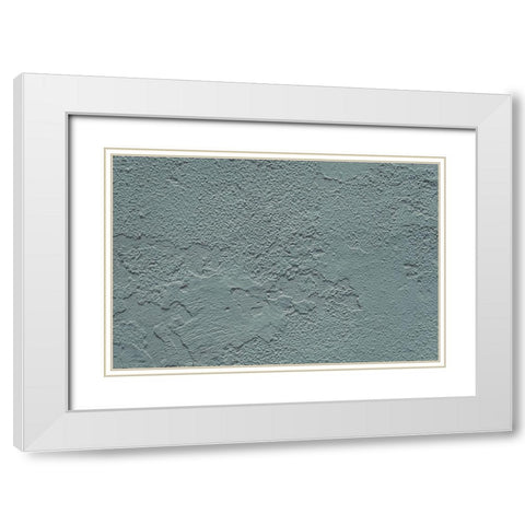 Texture 55 White Modern Wood Framed Art Print with Double Matting by 1x Studio III