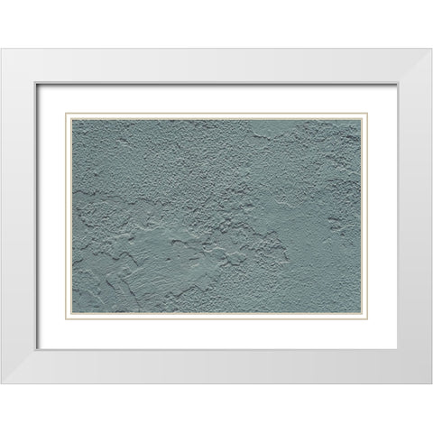 Texture 55 White Modern Wood Framed Art Print with Double Matting by 1x Studio III