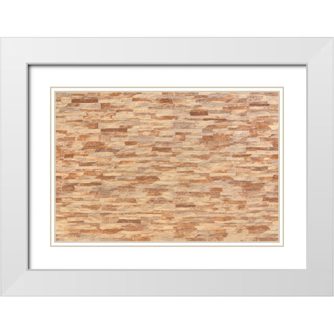 Texture 74 White Modern Wood Framed Art Print with Double Matting by 1x Studio III