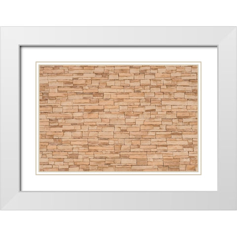 Texture 76 White Modern Wood Framed Art Print with Double Matting by 1x Studio III