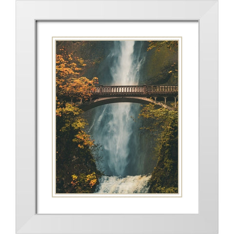 RIVendell Irl White Modern Wood Framed Art Print with Double Matting by Pournader, Behdad