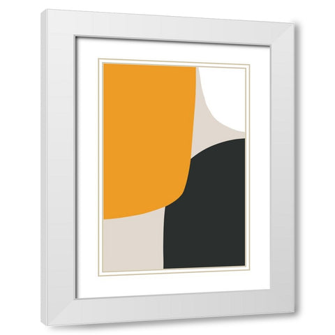 Time Of Your Life White Modern Wood Framed Art Print with Double Matting by Uplusmestudio