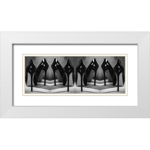 ROW White Modern Wood Framed Art Print with Double Matting by Schottstaedt, Erik
