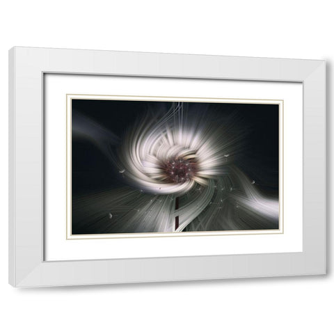 May it be White Modern Wood Framed Art Print with Double Matting by Sherin.Abdou