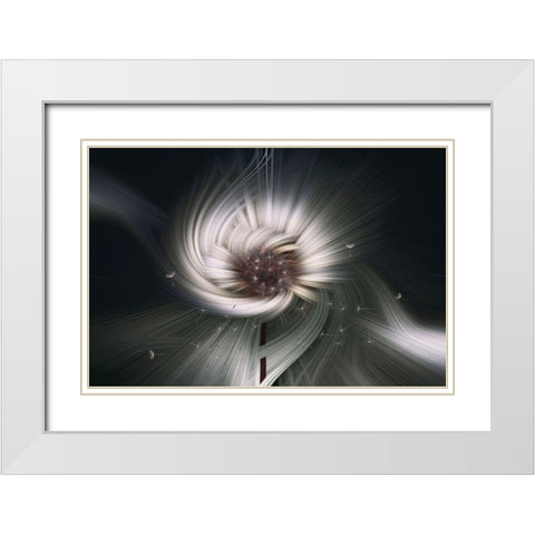 May it be White Modern Wood Framed Art Print with Double Matting by Sherin.Abdou