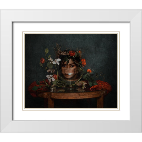 A Different Way White Modern Wood Framed Art Print with Double Matting by Abdillah, Djayent