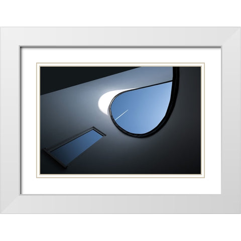 High In The Sky White Modern Wood Framed Art Print with Double Matting by Endermann, Rolf