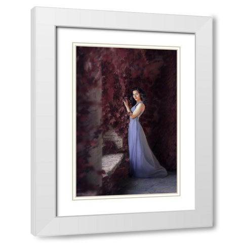 IVI White Modern Wood Framed Art Print with Double Matting by Markova, Tanya