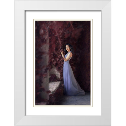 IVI White Modern Wood Framed Art Print with Double Matting by Markova, Tanya